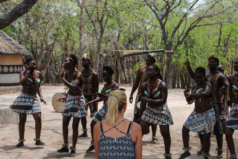 Suedafrika traditionelles Dorf