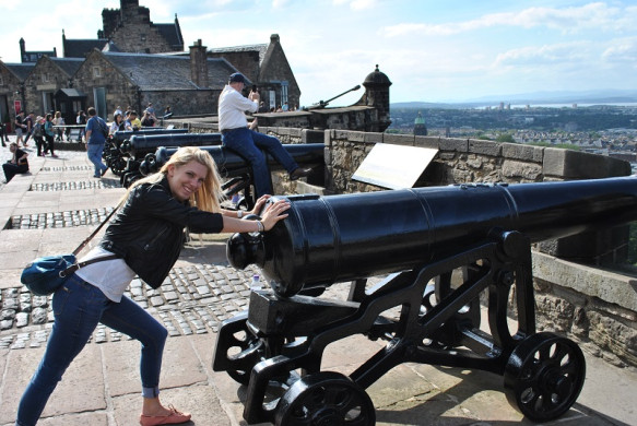 Edinburgh Castle Kanone