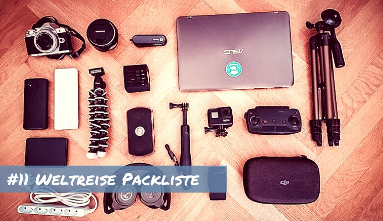 Weltreise Packliste