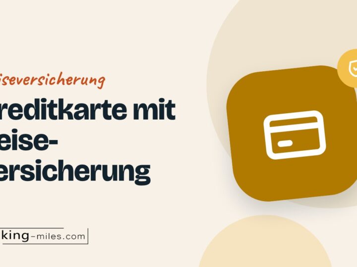 Grafik: Kreditkarte mit Reiseversicherung